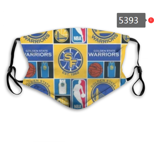 2020 NBA Golden State Warriors Dust mask with filter->nba dust mask->Sports Accessory